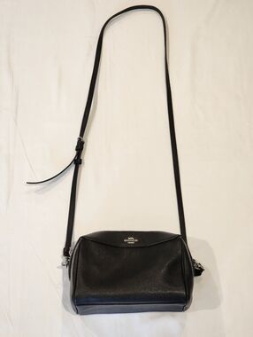Coach Black Leather Crossbody Bag
